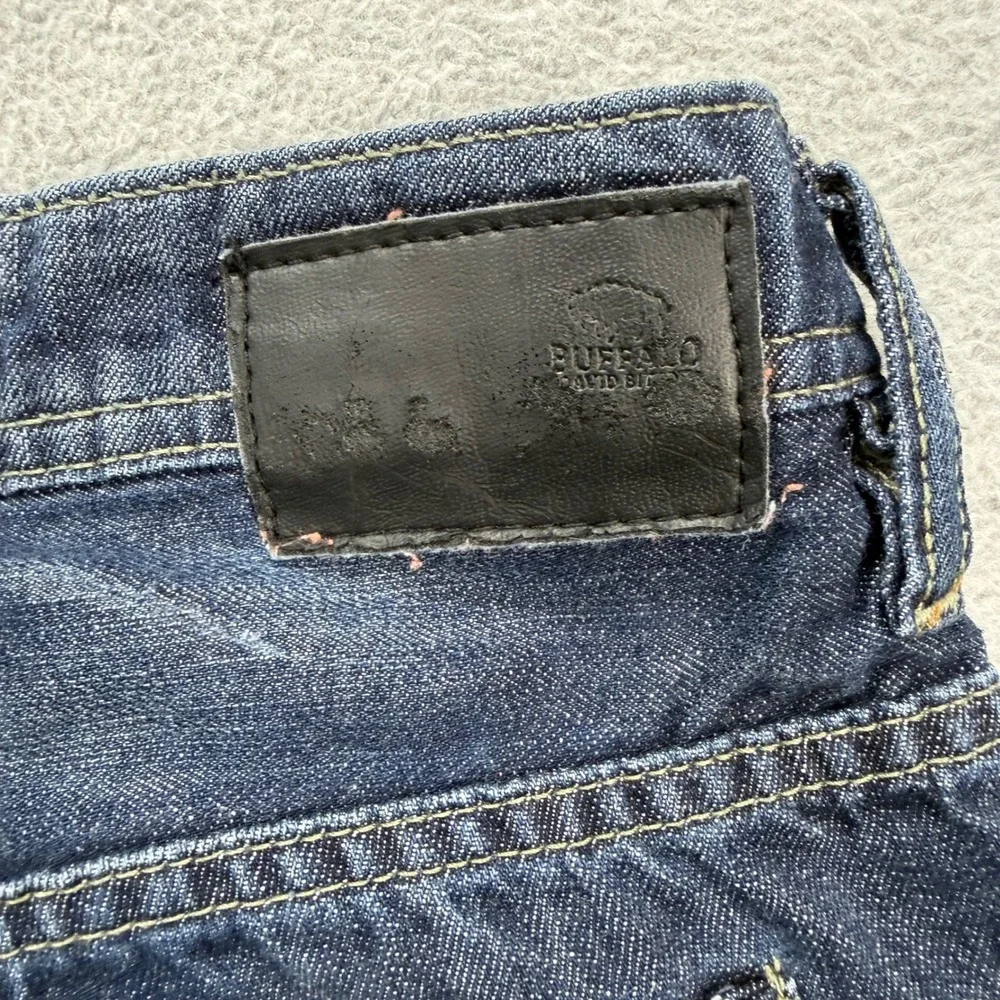 Buffalo Driven Jeans Mens 38x32 Dark Blue‎ Straight Leg Cotton Denim Pants